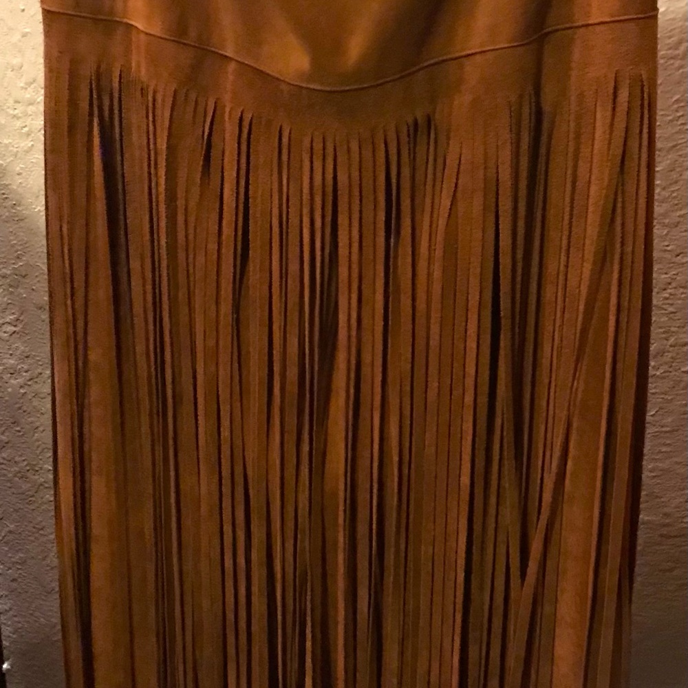 Fringed skirt by connie k